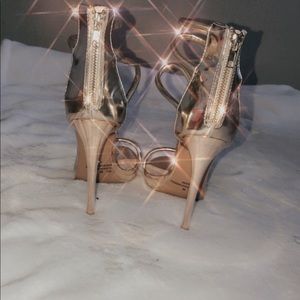 Gold heels